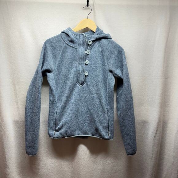 The North Face Blue Hoodie - Women's Medium - Cute! - Picture 1 of 12